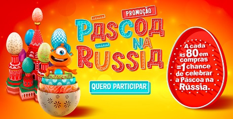Promoção PBKIDS e Você na Páscoa da Rússia