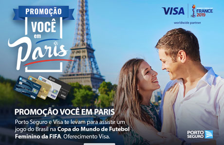 Promoção Você em Paris com Porto Seguro Visa