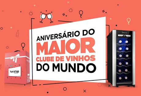 Promoção 01 Adega Cheia por Dia Aniversário Clube Wine