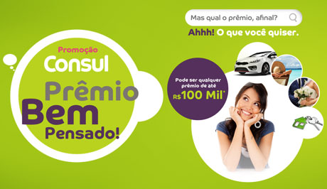 Promoção Consul Prêmio Bem Pensado