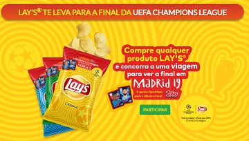 Promoção Lay's te leva para a final da UEFA Champions League