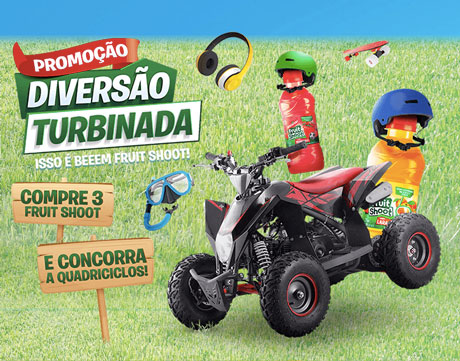 Promoção Diversão é Bem Fruit Shoot