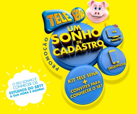 Promoção Tele Sena Um Sonho de Cadastro