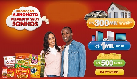 Promoção Ajinomoto Alimenta Seus Sonhos