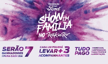 Promoção Ford Show em Família no Rock In Rio