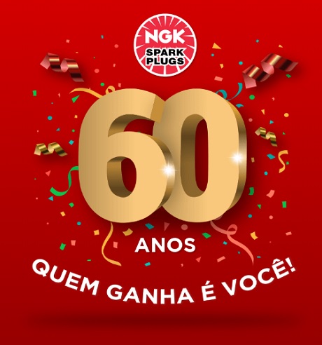 Promoção NGK 60 Anos Quem Ganha É Você