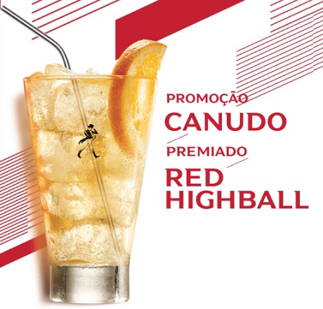 Promoção Canudo Premiado Red Highball