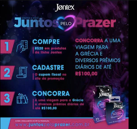Promoção Jontex e Você Juntos Pelo Prazer