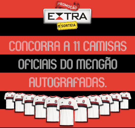 Promoção Extra Sorteia Camisas do Flamengo e Smartphones