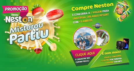 Promoção Neston Misturou Partiu