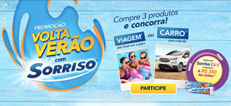 Promoção Volta Verão com Sorriso