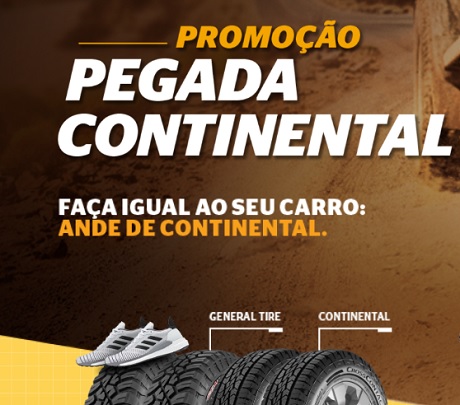 Promoção Pegada Continental