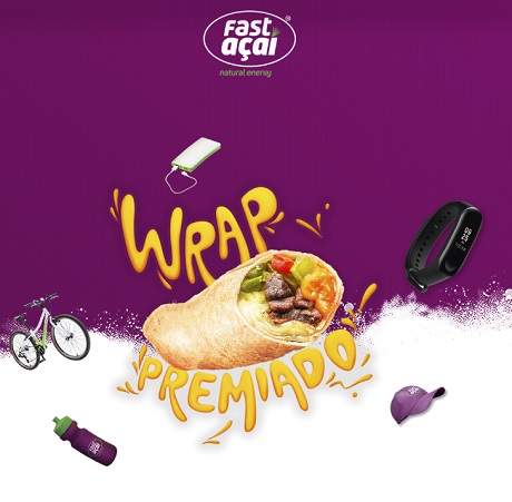 Promoção Fast Açaí Wrap Premiado