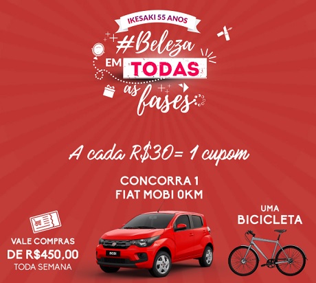 Promoção Ikesaki Beleza em Todas as Fases