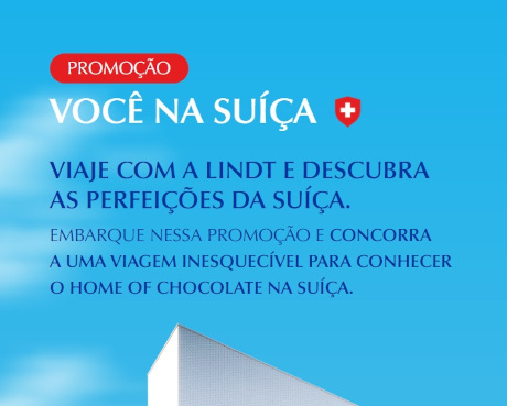 Promoção Você na Suíça com Lindt
