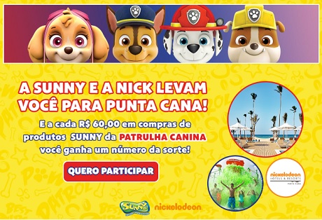 Promoção Nick e Sunny Te Levam Para Punta Cana