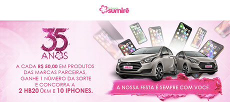 Promoção 35 Anos Perfumaria Sumirê