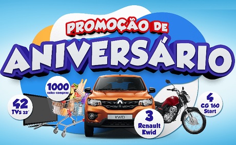 Promoção Aniversário 19 anos Paulistão Supermercados