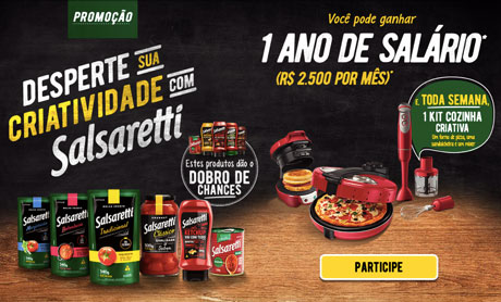 Promoção Desperte Sua Criatividade Com Salsaretti