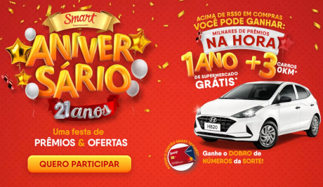 Promoção Exclusiva Clube Smart. Compre e concorra a super prêmios! - Smart  Supermercados