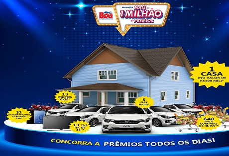 Promoção Supermercados Boa Mais de um Milhão em Prêmios