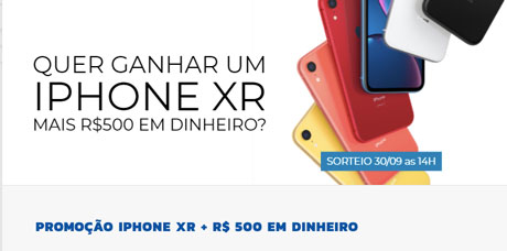Promoção Dumont FM Iphone XR + R$ 500,00 em Dinheiro