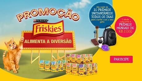 Promoção Friskies Alimente a Diversão