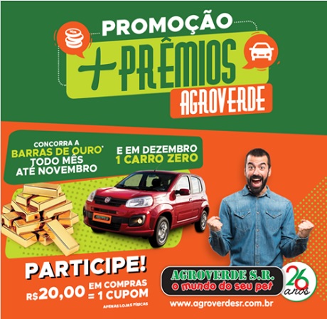 Promoção Mais Prêmios Agroverde