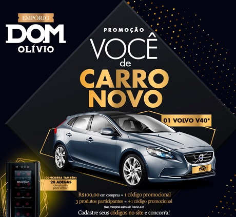 Promoção Empório Dom Olívio Você de Carro Novo