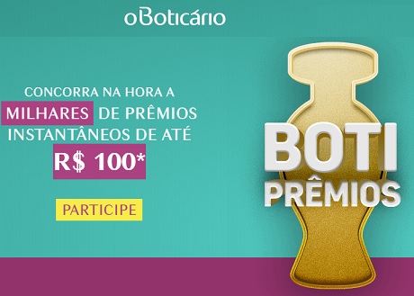 Promoção O Boticário Boti Prêmios
