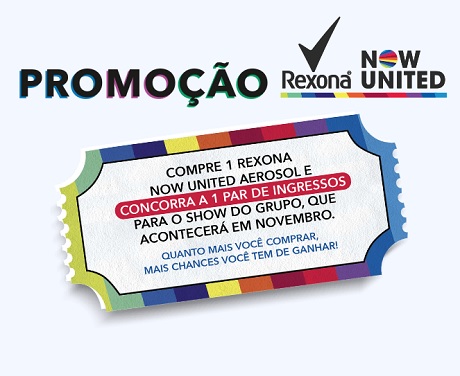 Promoção Rexona Now United