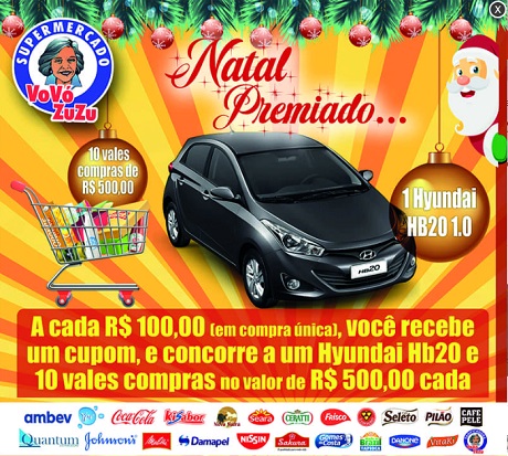 Promoção Natal Premiado Vovó Zuzu