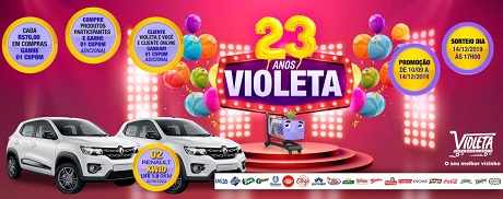 Promoção 23 Aniversario Supermercados Violeta