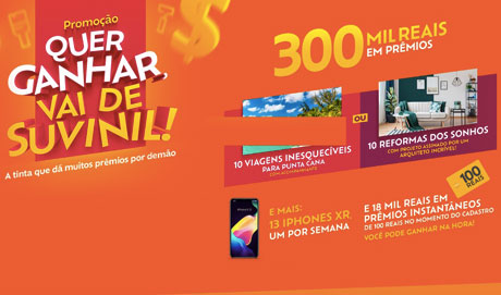 Promoção Quer Ganhar Vai de Suvinil