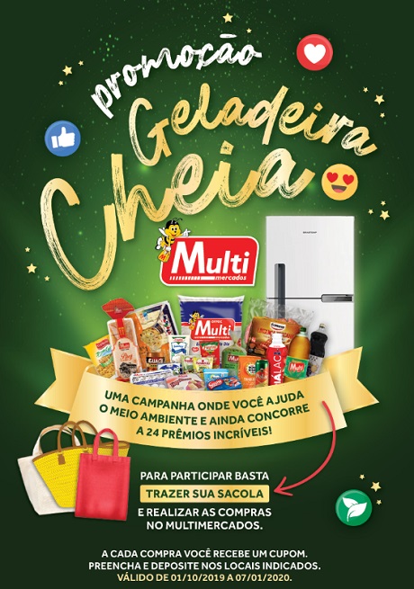 Promoção Geladeira Cheia do Multimercados