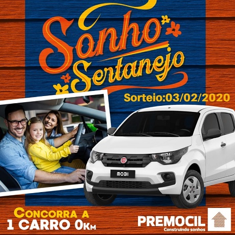 Promoção Sonho Sertanejo Premocil