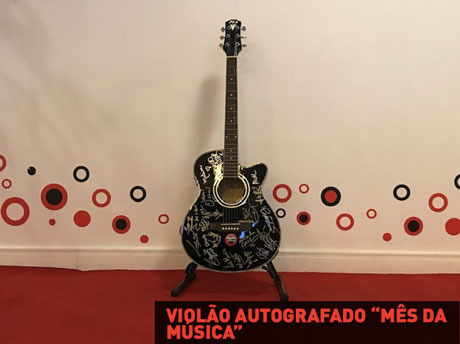 Concurso Cultural Violão Autografado Mês da Música