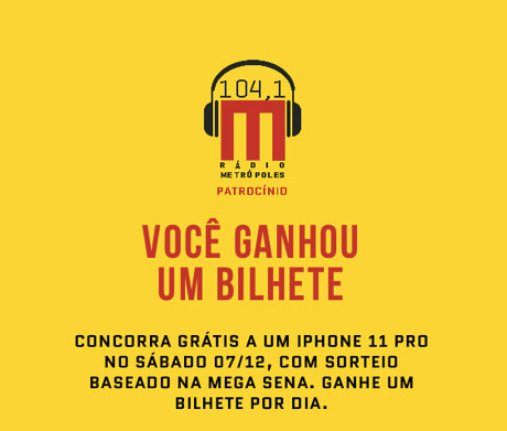 Promoção Metrópoles Concorra a um Iphone 11 Pro