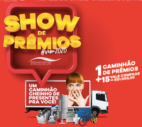 Promoção Show de Prêmios Sóbrancelhas