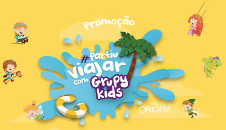 Promoção Partiu Viajar Com Grupy Kids
