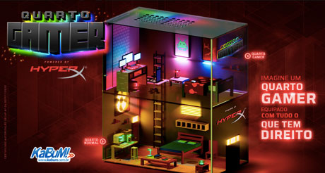 Promoção Kabum Quarto Gamer HyperX