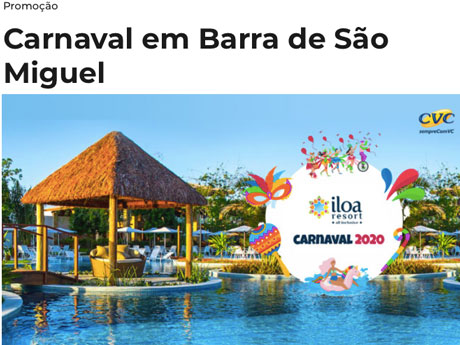 Promoção Mix FM Carnaval em Barra de São Miguel