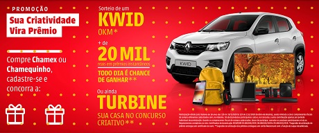 Promoção Chamex Sua Criatividade Vira Prêmio