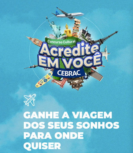 Concurso Cultural Cebrac Acredite em Você