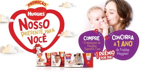 Promoção Huggies Nosso Presente Para Você