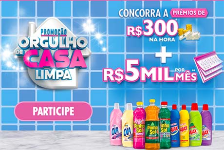Promoção Orgulho de Casa Limpa