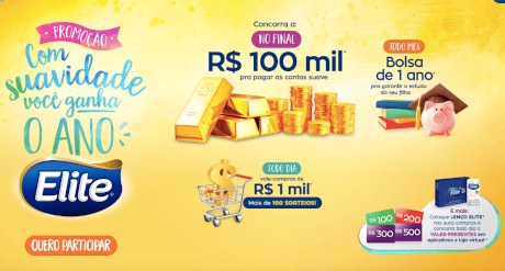 Achei Promoção Com suavidade você ganha o Ano Elite