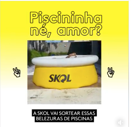Achei Promoção Piscininha Skol
