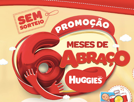 Achei Promoção Huggies 6 Meses de Abraço