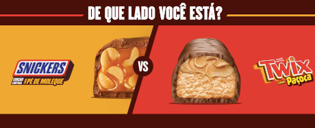 Achei Promoção Snickers e Twix Qual seu Lado?